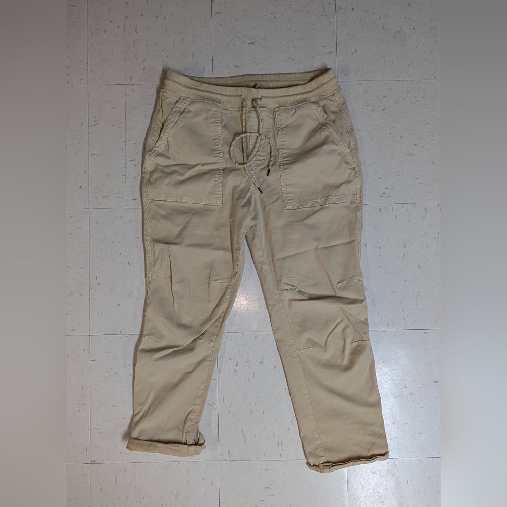 Faherty Women’s Drawstring Khaki Utility Pants Si… - image 2